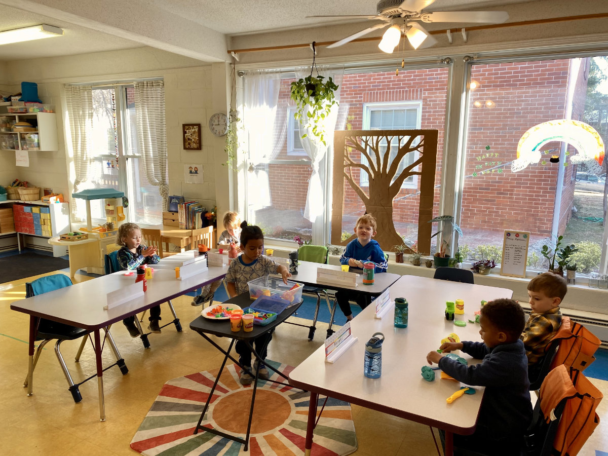 Small class size at Morning Explorers Preschool in Black Mountain, North Carolina